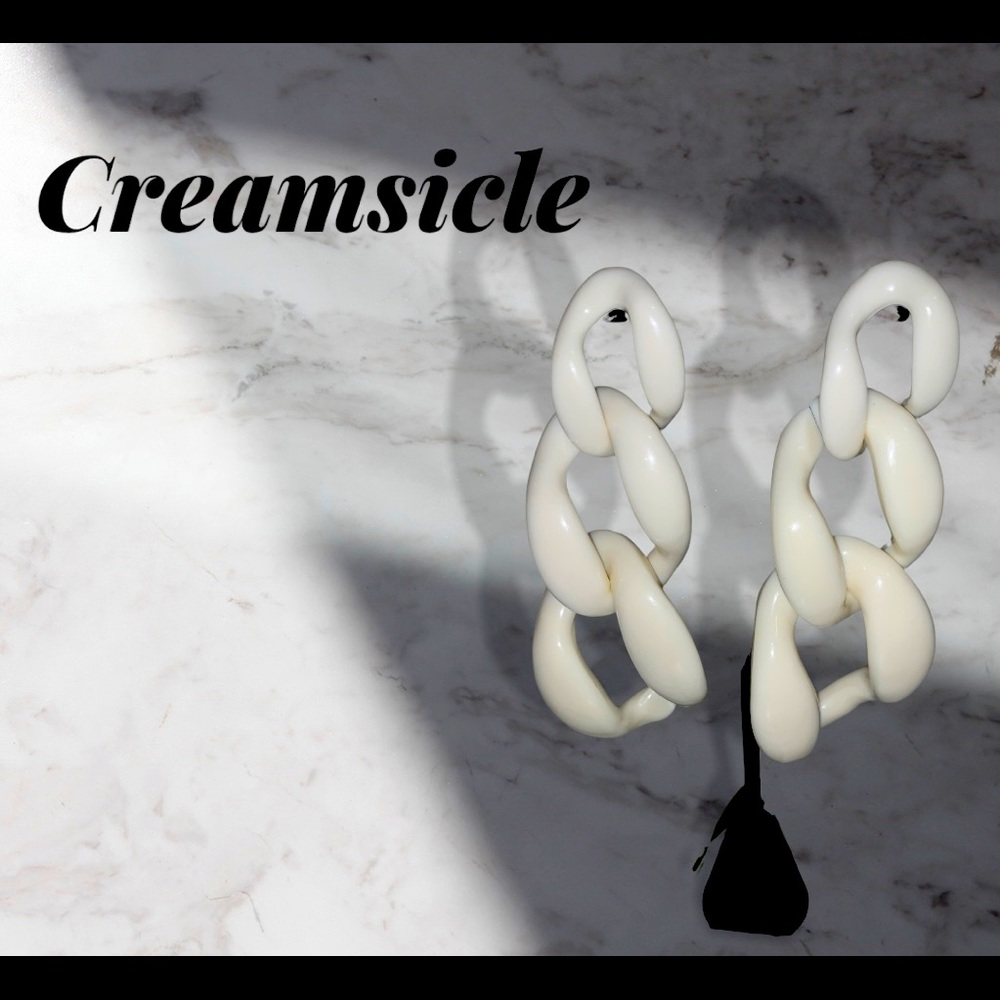 CREAMSICLE EARRINGS